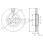 TOMEX Brakes Bremsscheibe